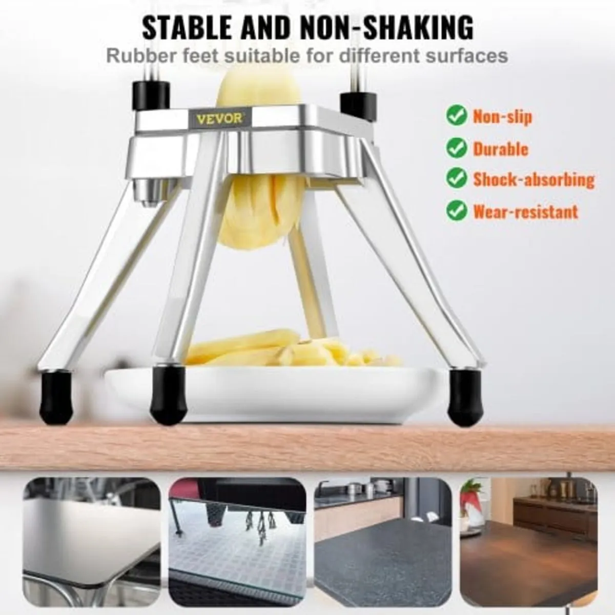 Commercial Vegetable Fruit Chopper 3/8″ Blade Heav - Image 2