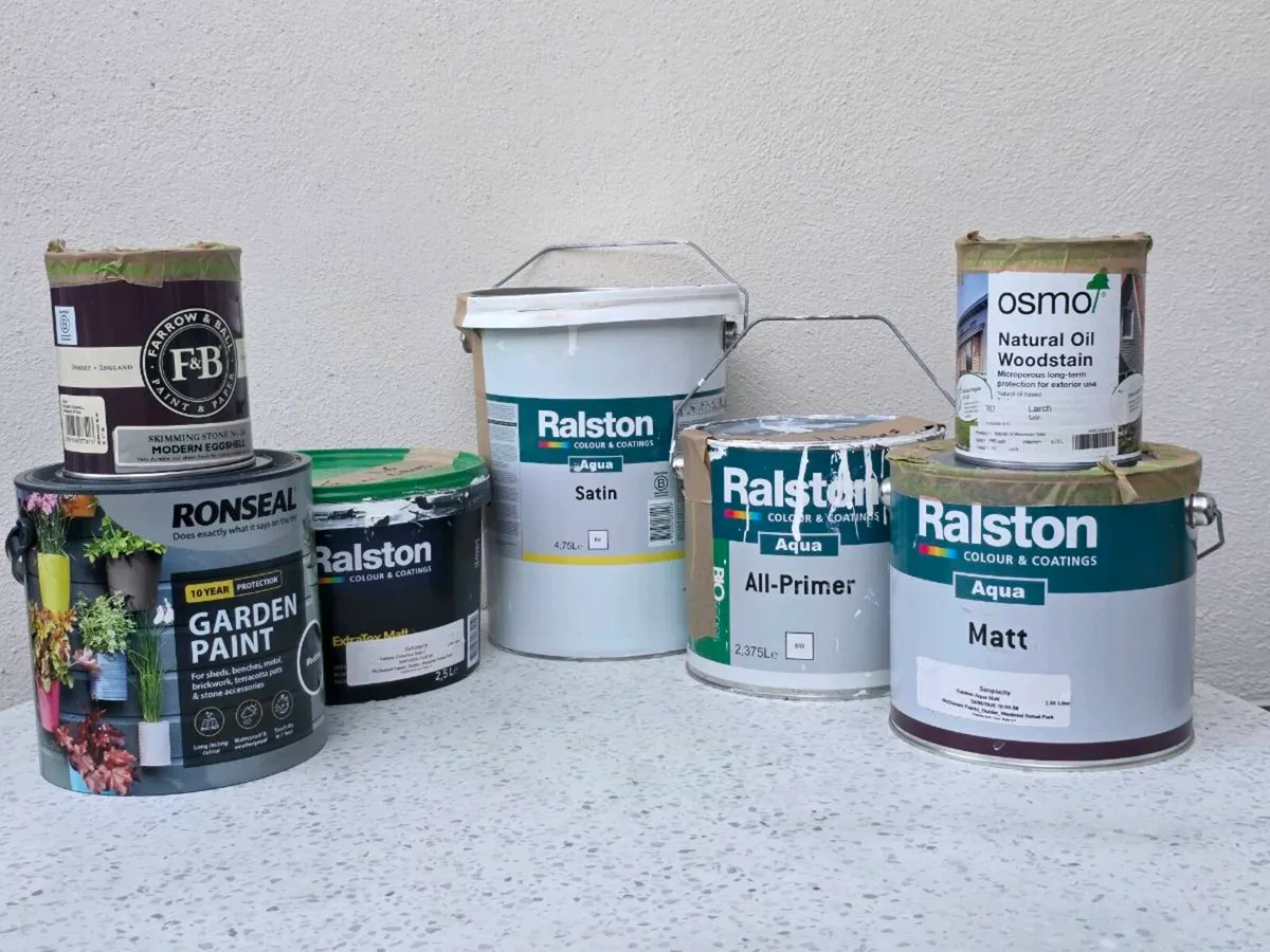 Paint - Ralston, Farrow & Ball, Osmo & Ronseal - Image 1