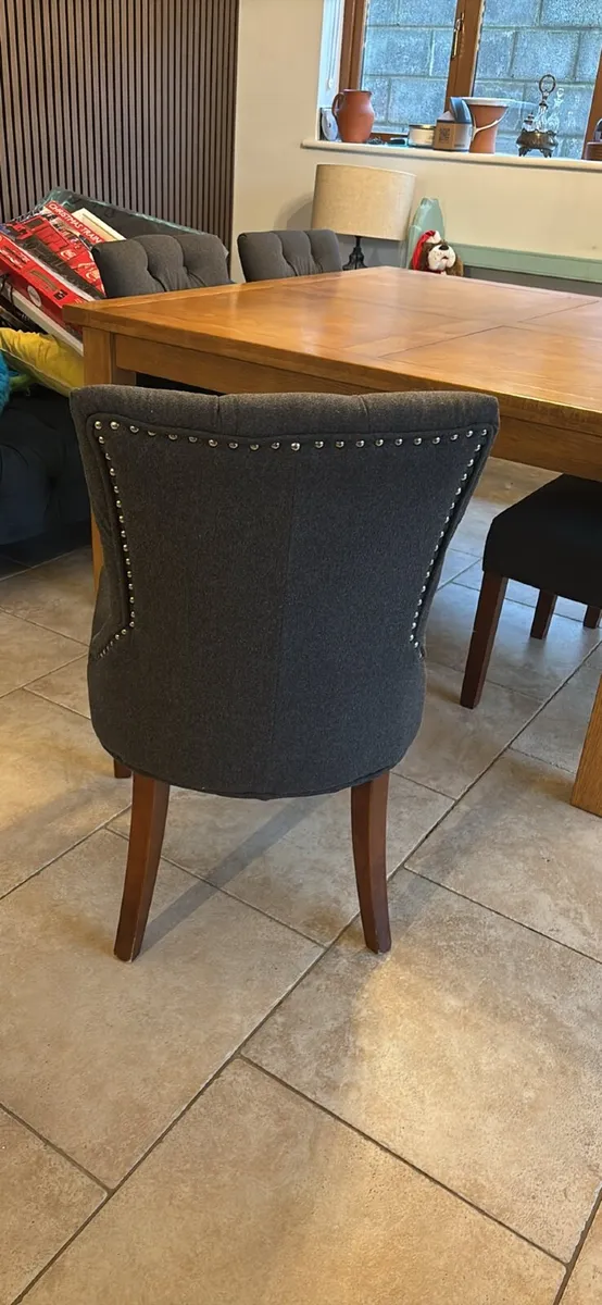 Dining chairs x 6 - Image 3