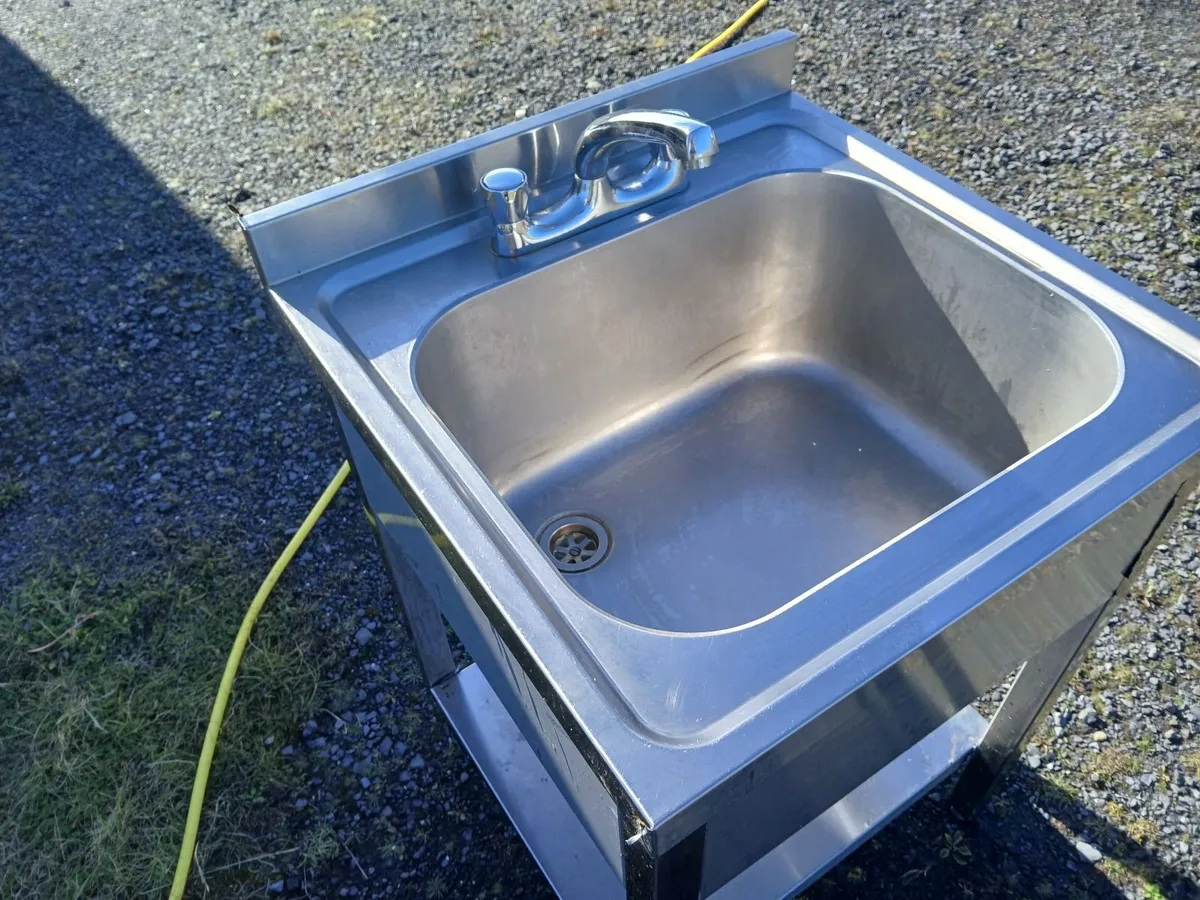 Staneless steel cabbinet sink unit complete - Image 1