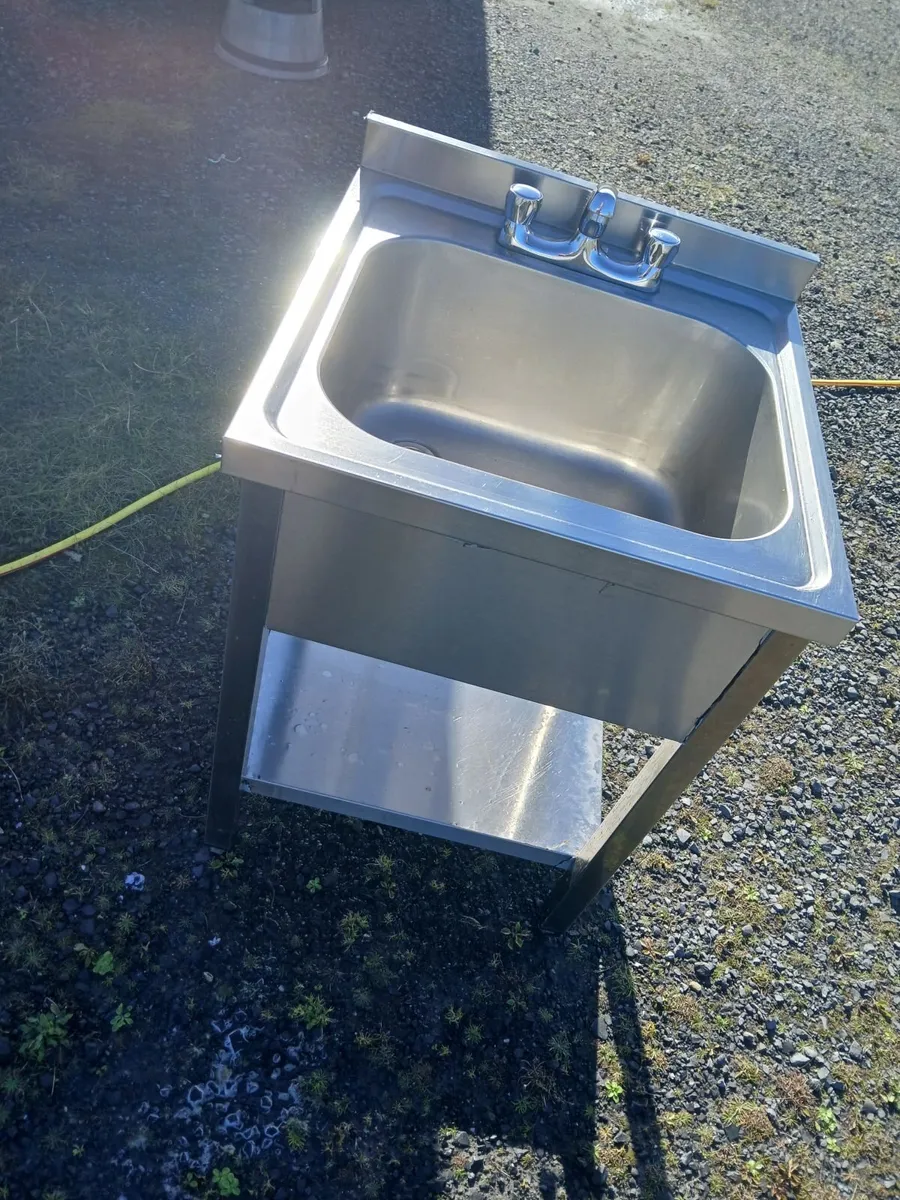 Staneless steel cabbinet sink unit complete - Image 3