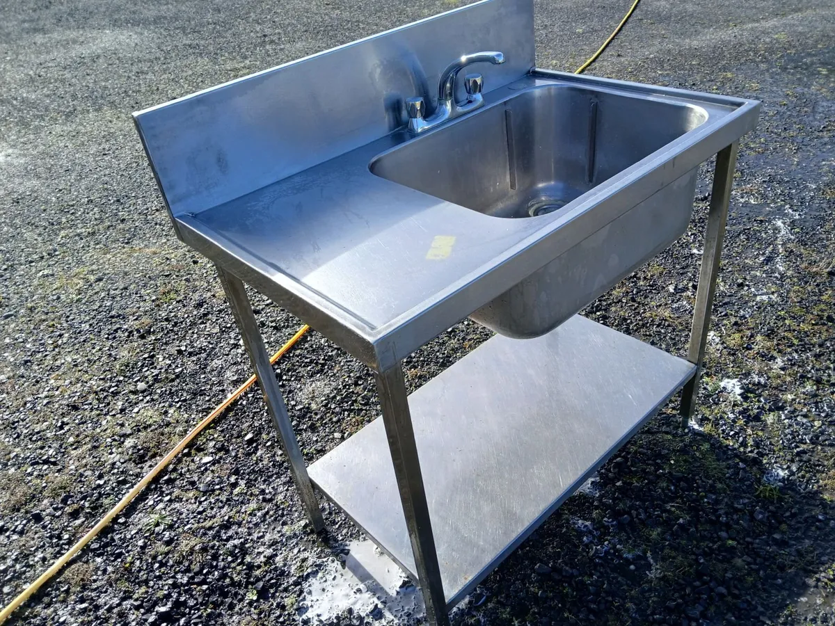 Staneless steel cabbinet sink unit complete - Image 3