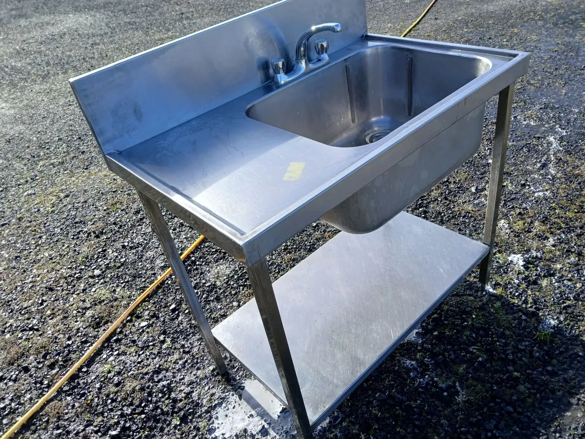 Staneless steel cabbinet sink unit complete - Image 4
