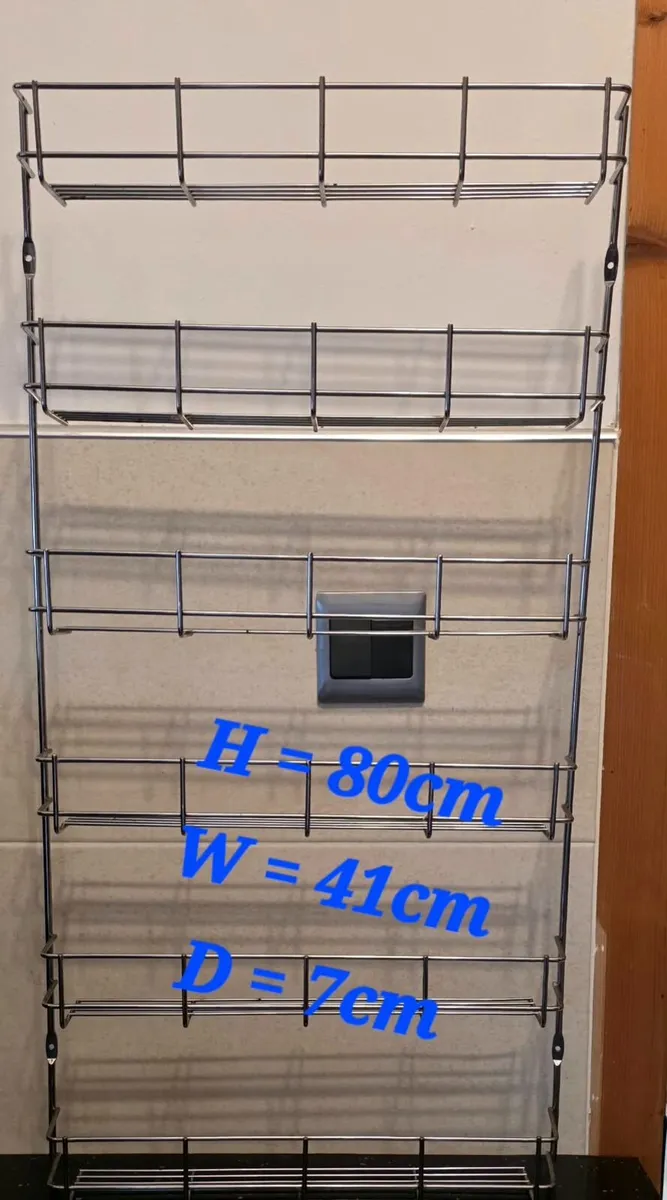 6 Tier Wall Mountable Spice Rack