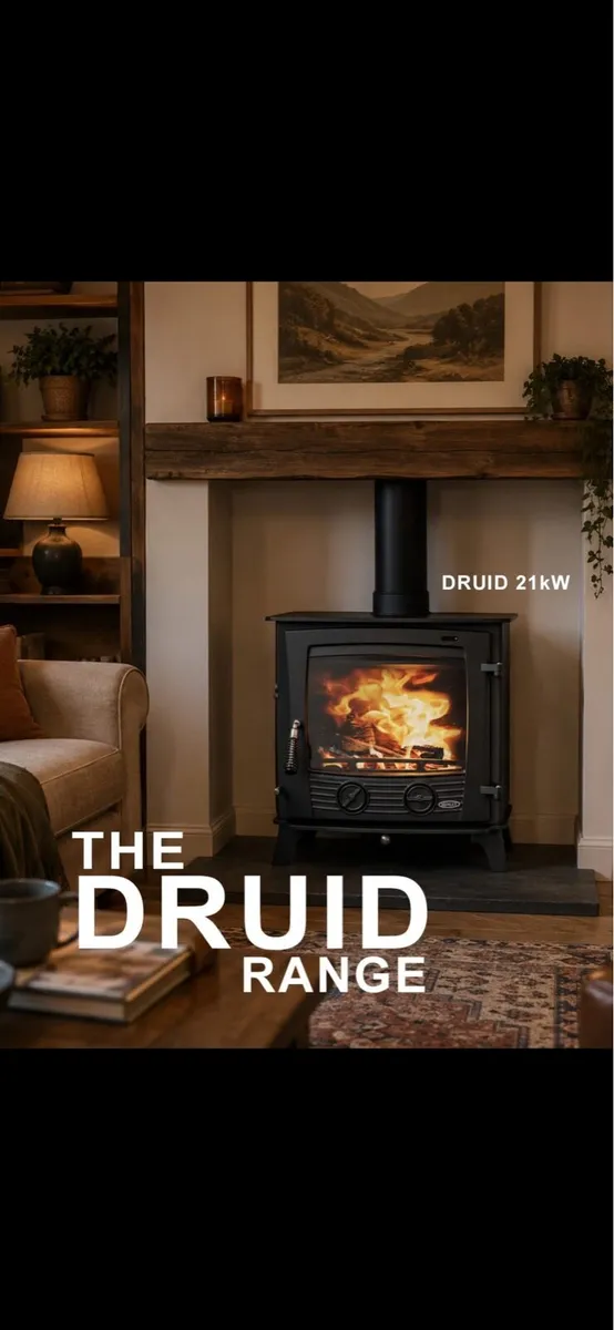 Druid 16kw & 21kw room heater stoves - Image 1