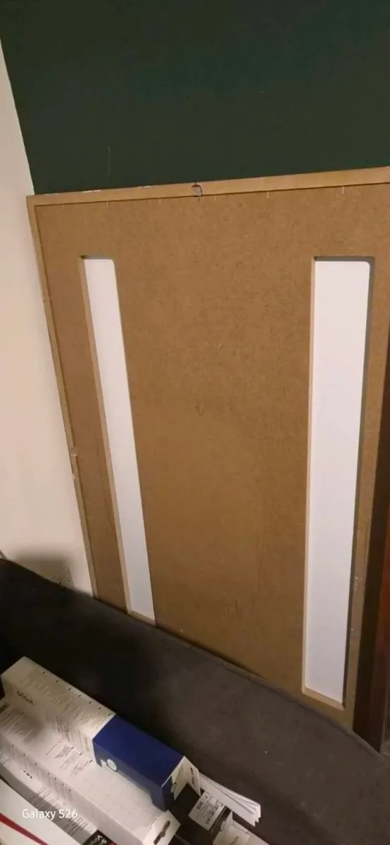 Large Vintage-Style Wooden Framed Mirror - Image 3