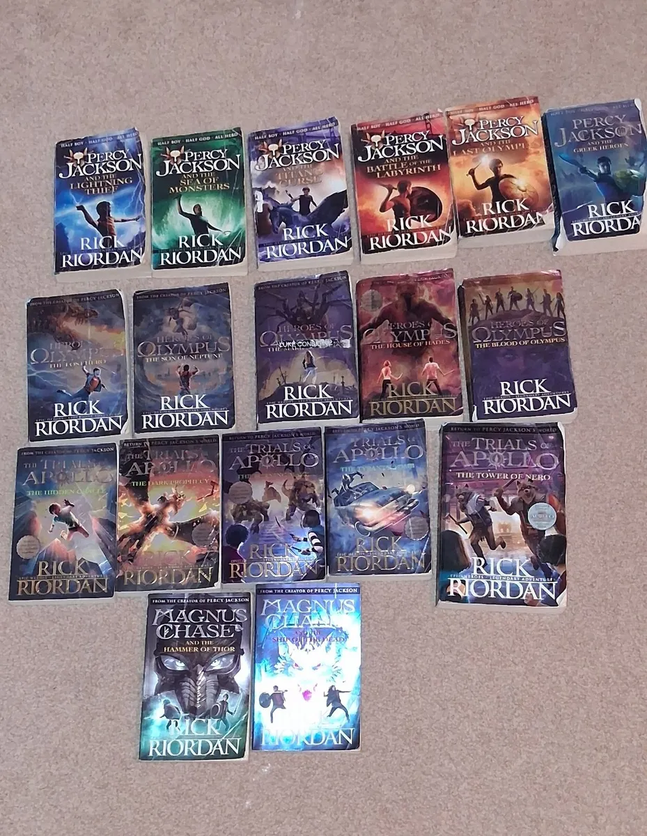 Rick Riordan Teen books - Image 1