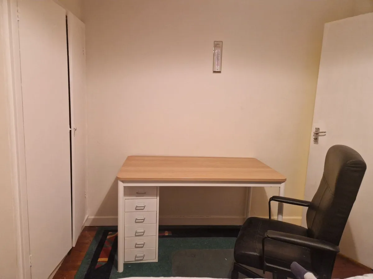 Desk / Table with Drawers and Chair