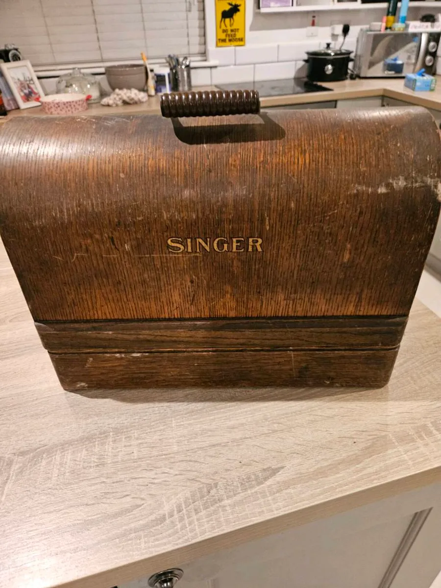 Antique Singer sewing machine - Image 1