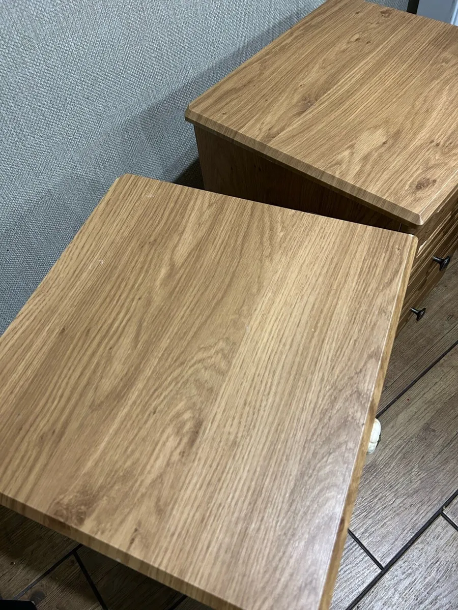 Bedside Lockers x2 - Image 4