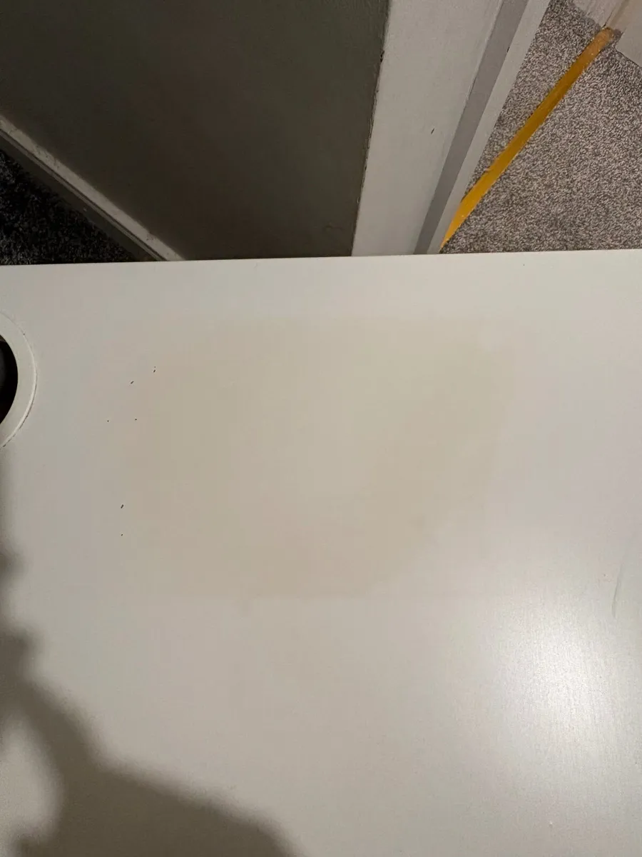 White ikea desk - Image 4