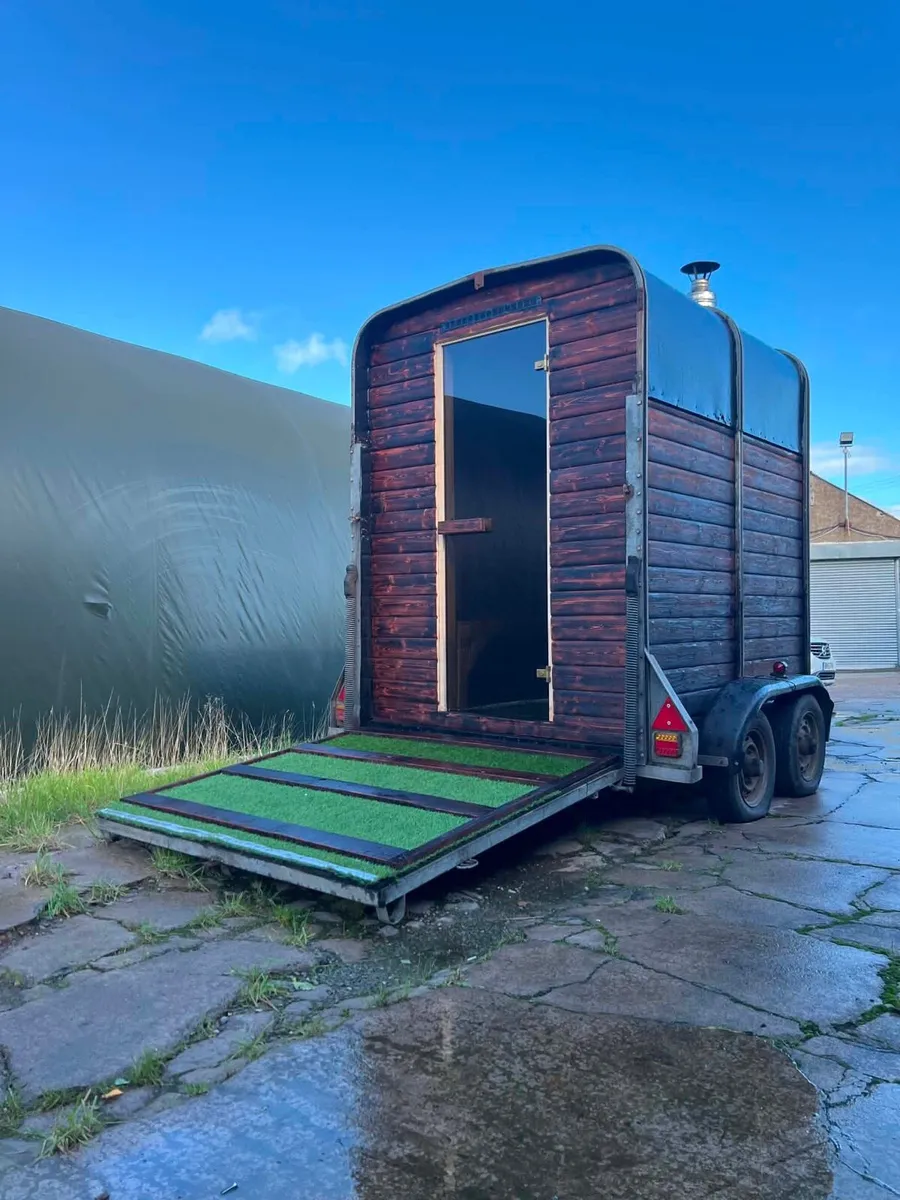 Bespoke Mobile Horse Trailer Sauna +FREE Ice Bath - Image 1