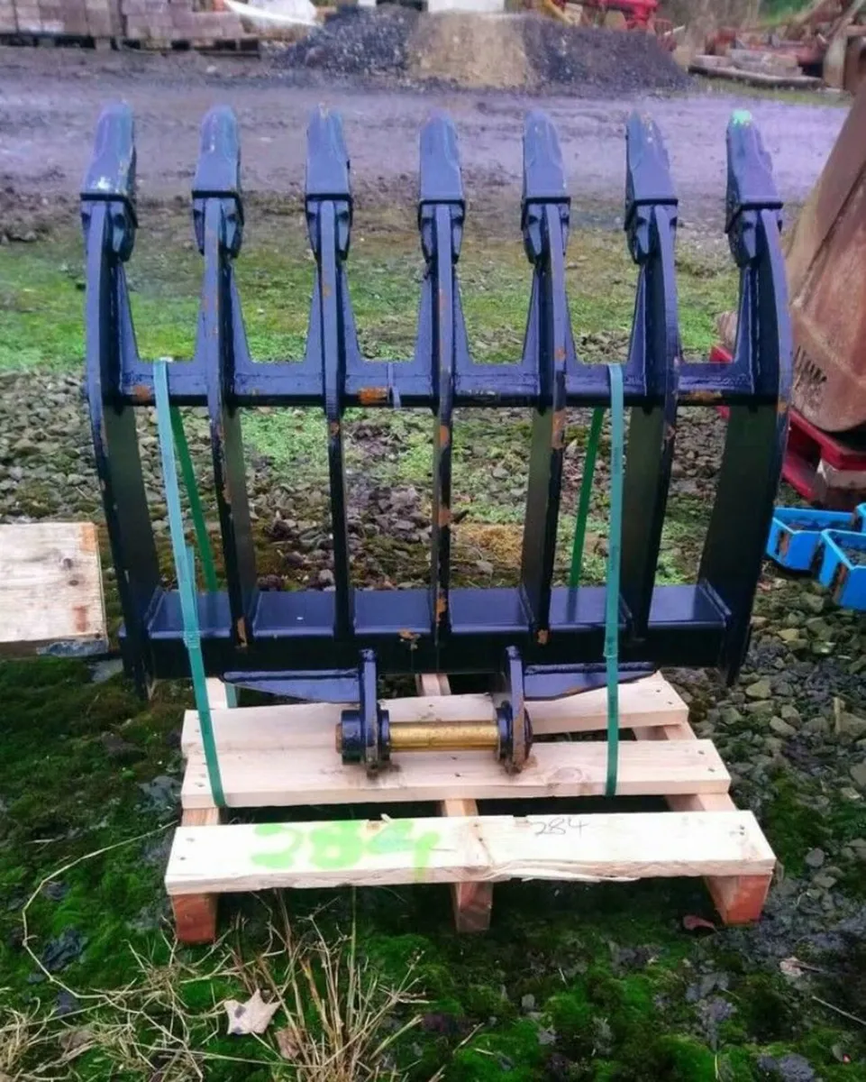 NEW 6 TON DIGGER RAKE 45mm pins - Image 2