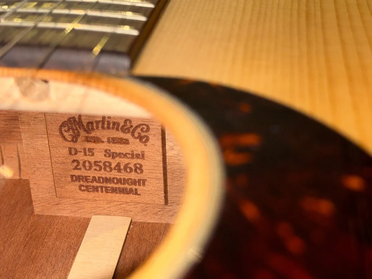 Martin D-15 Special Acoustic + Original Case - Image 2