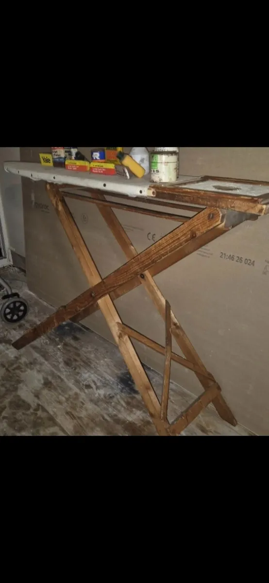 Antique ironing board