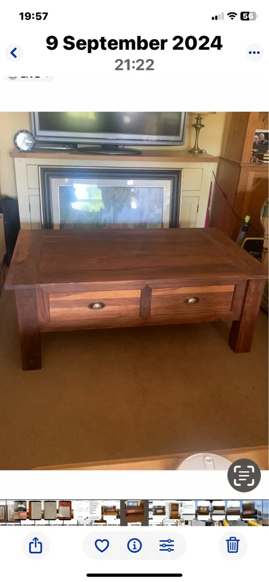 Walnut Coffee table - Image 1