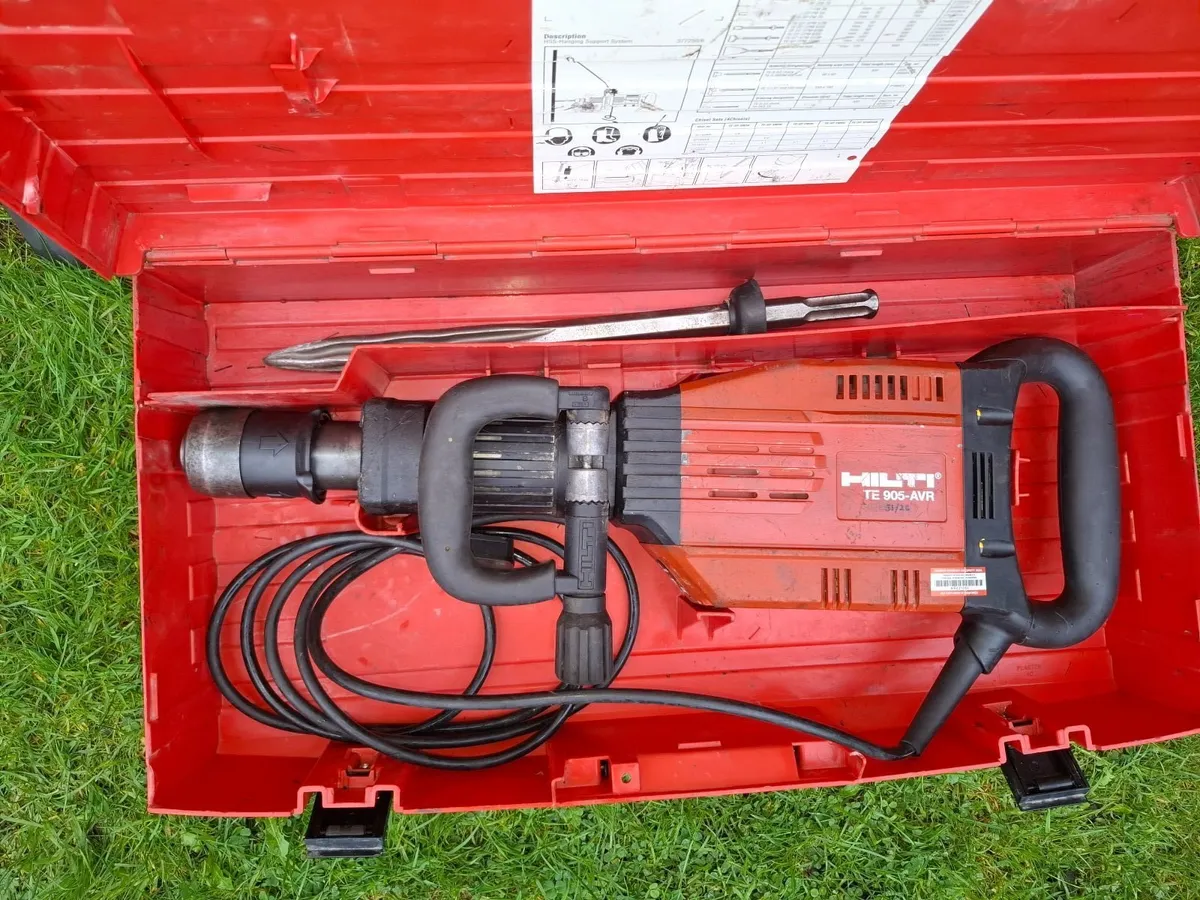 HILTI TE 905 BREAKER /warranty 6-months/receipt - Image 4