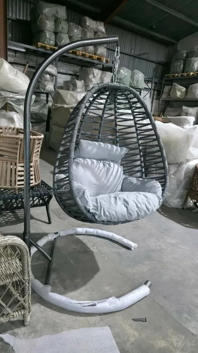 Egg Chair brand new Braided Rope Hanging Egg Chair - Image 1