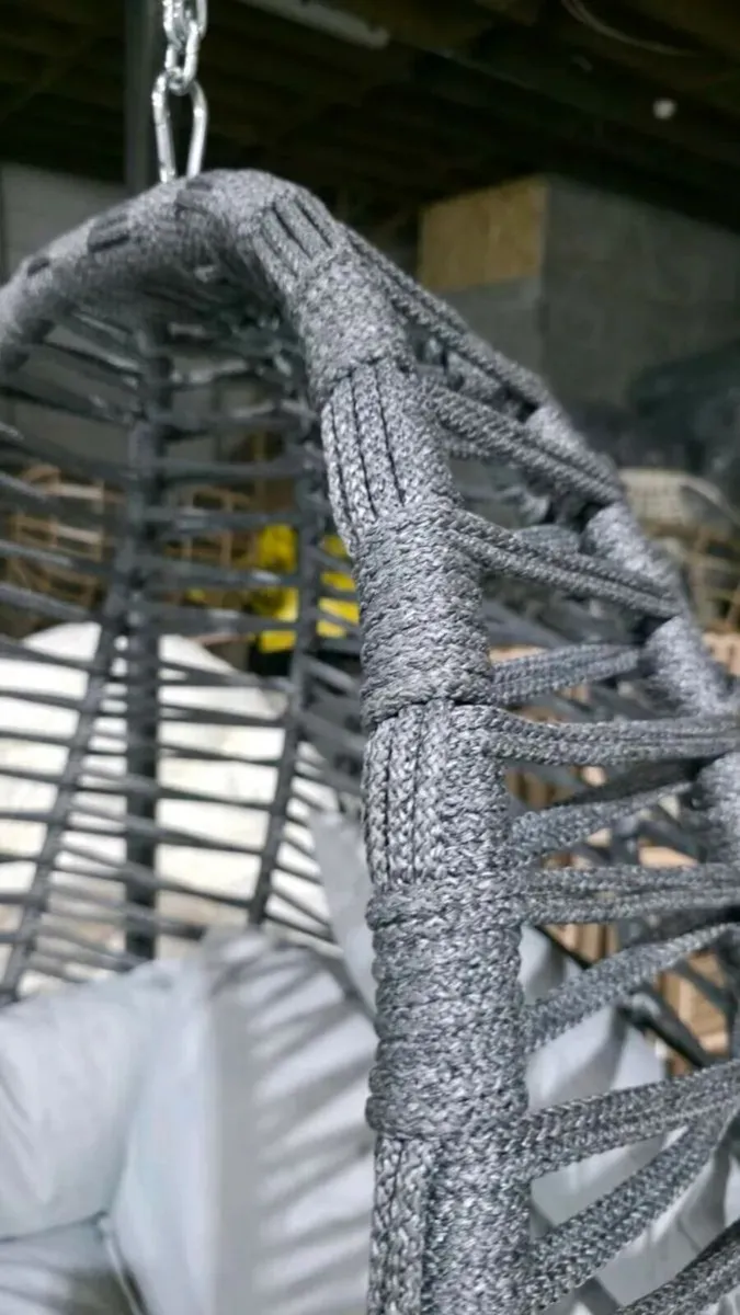 Egg Chair brand new Braided Rope Hanging Egg Chair - Image 3