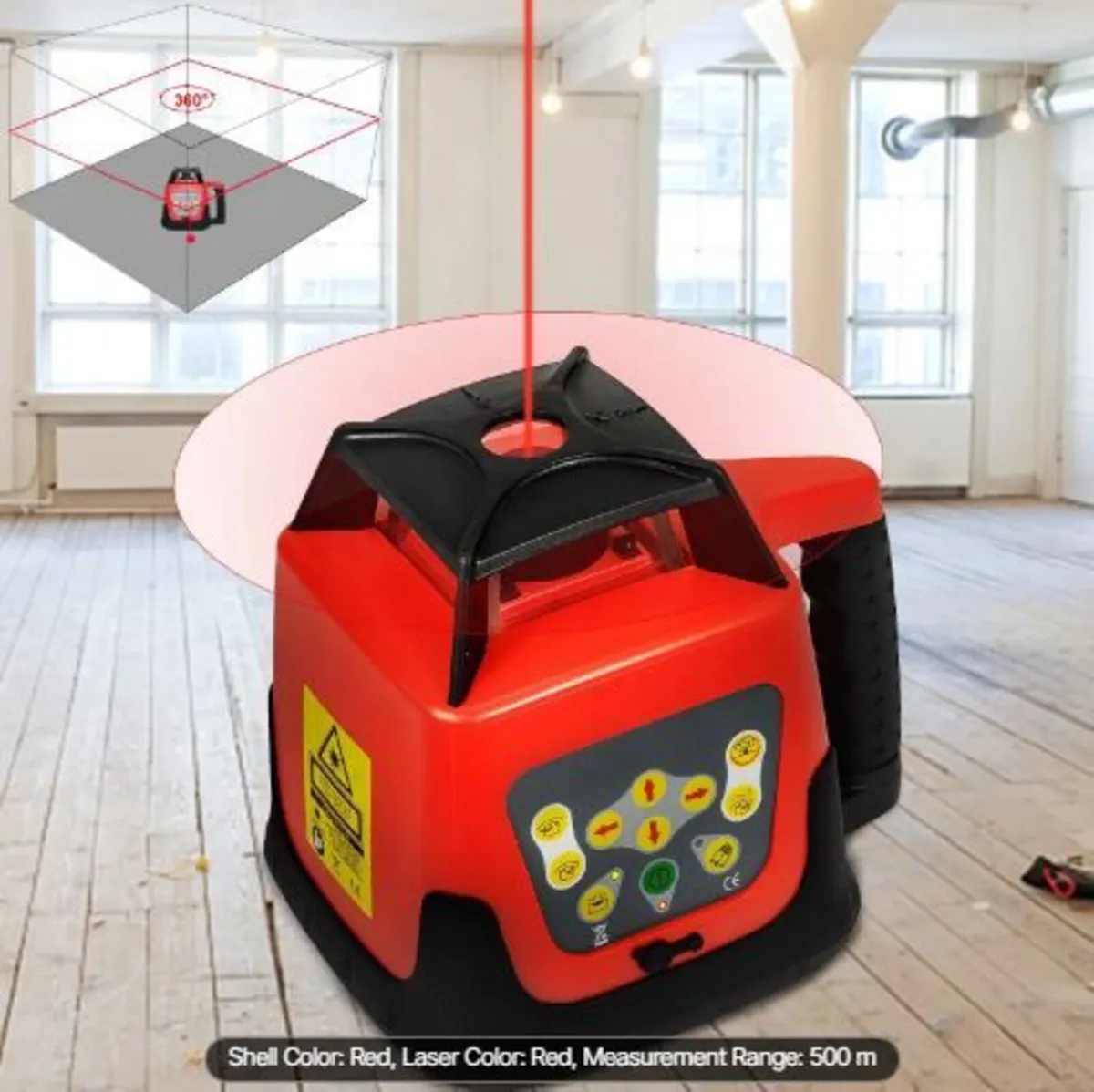 Red Laser Level Rotary Self Leveling - Image 4