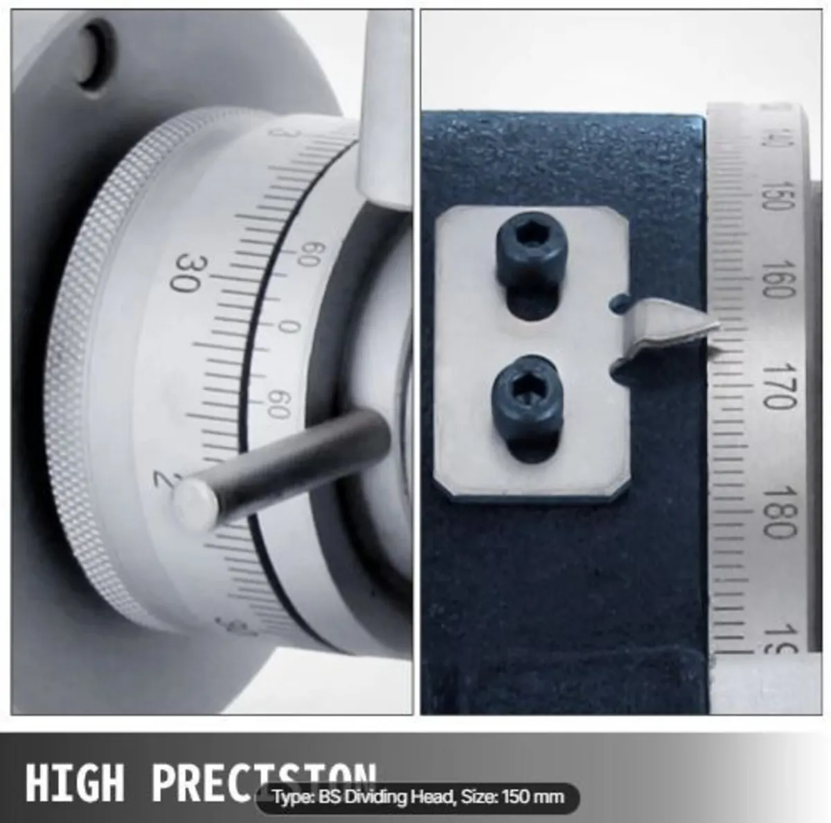150mm/5.9In Vertical & Horizontal Rotary Table - Image 4