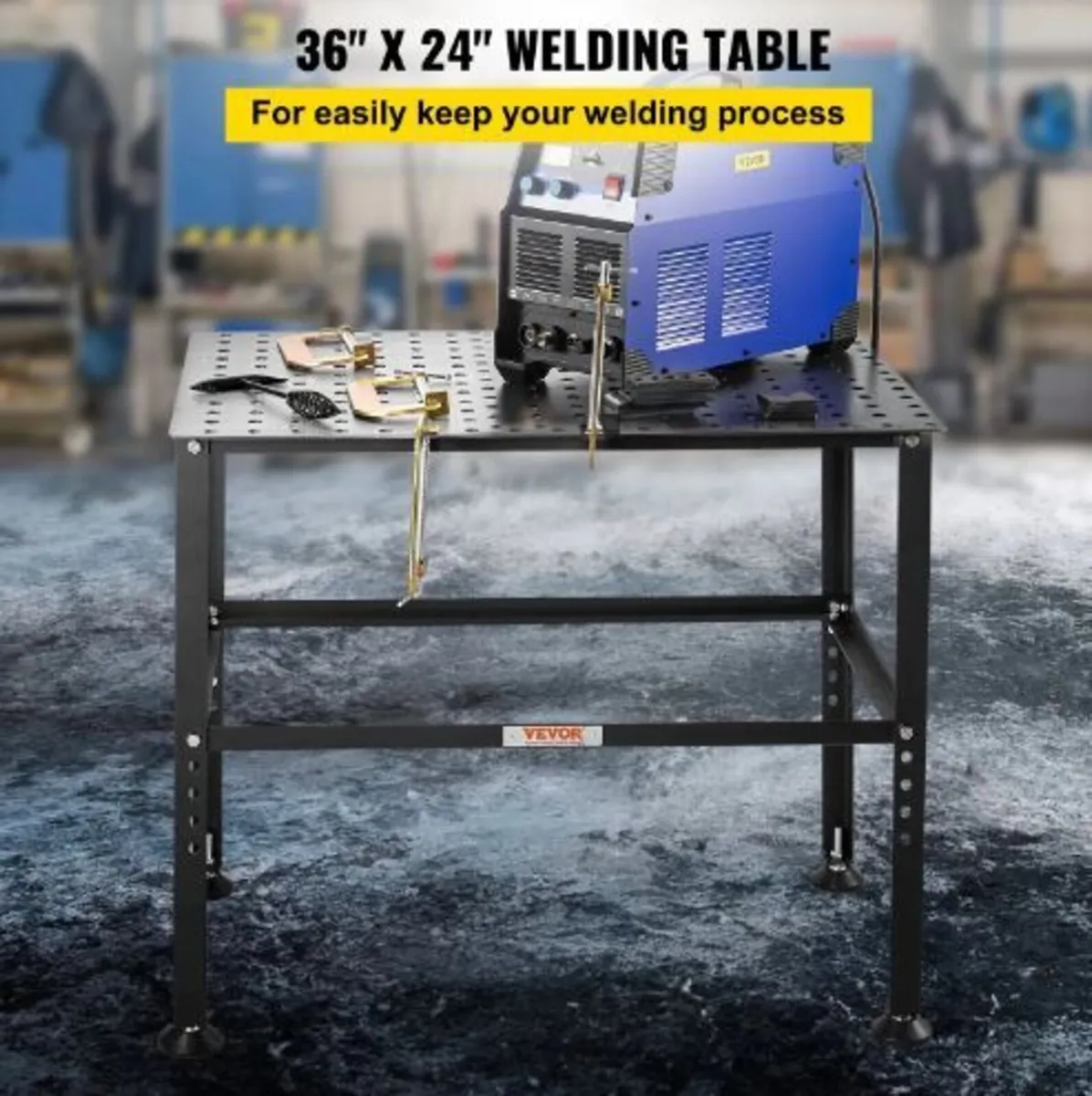 Welding Table 36" x 24", 800LBS Capacity - Image 2