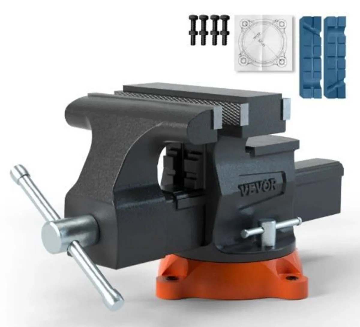 Bench Vise, 16.5 cm Jaw Width 16.5 cm - Image 3