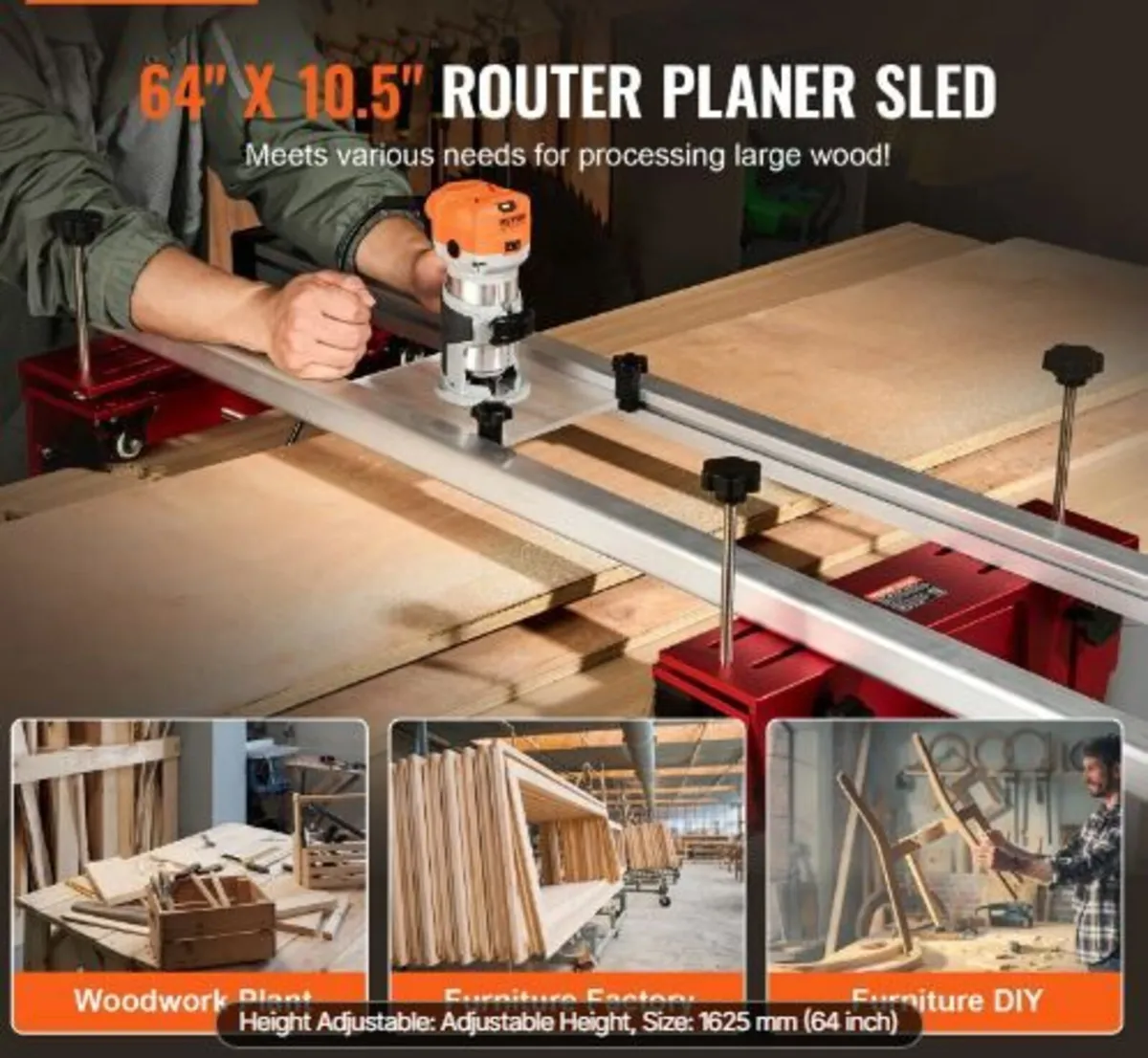 Router Sled, 64 inches/162.6 cm - Image 1