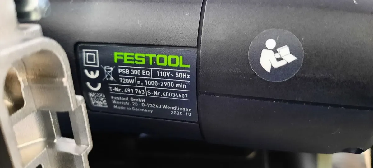 Festool PSB 300 EQ-Plus Pendulum jigsaw 110v - Image 4