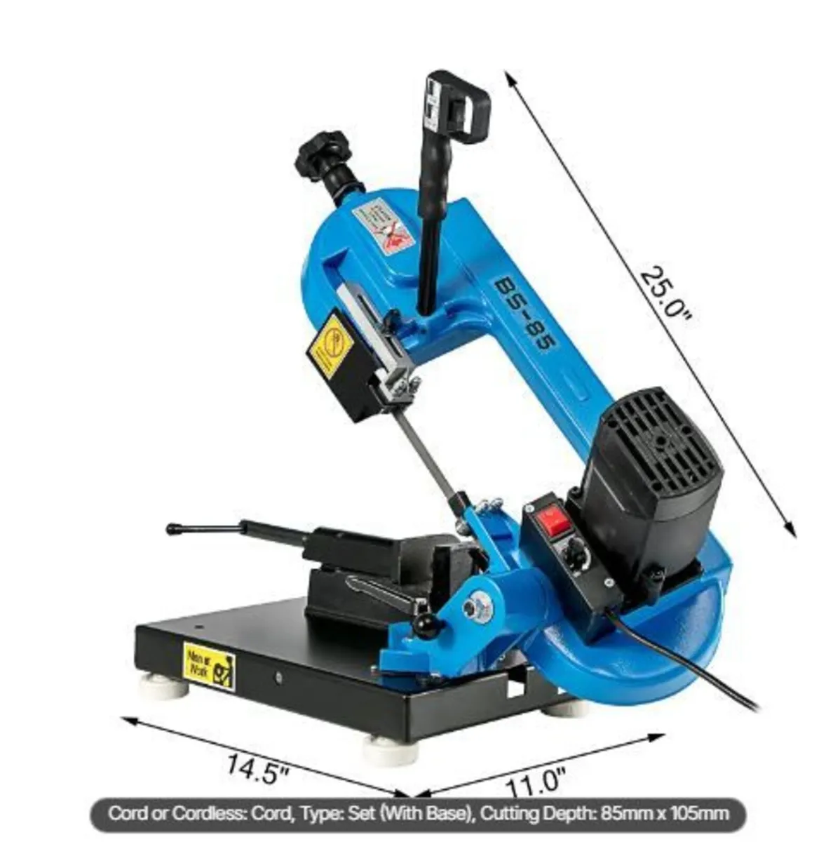 Metal Bandsaw 1000W Vertical Metal - Image 2