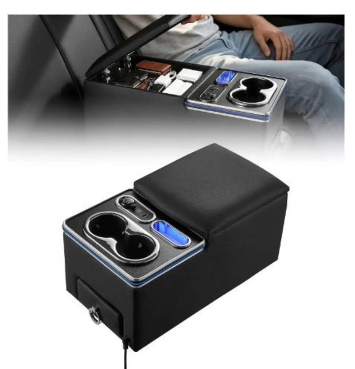 Universal Rear Bench Seat Center Console - Image 2
