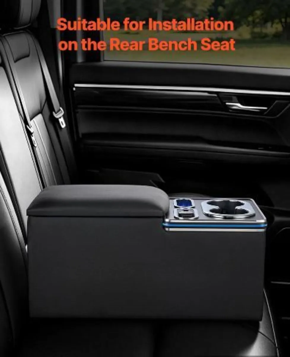 Universal Rear Bench Seat Center Console - Image 4