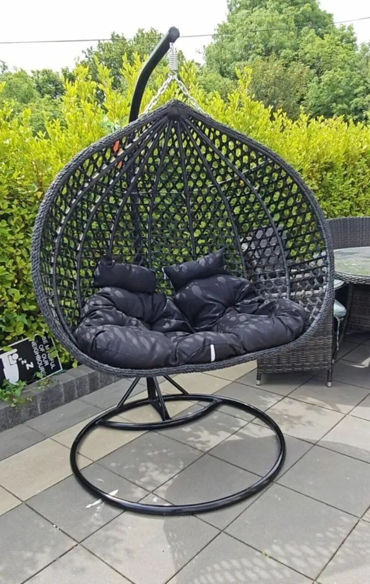 Rattan Garden furniture Double egg chair brand new - Image 3