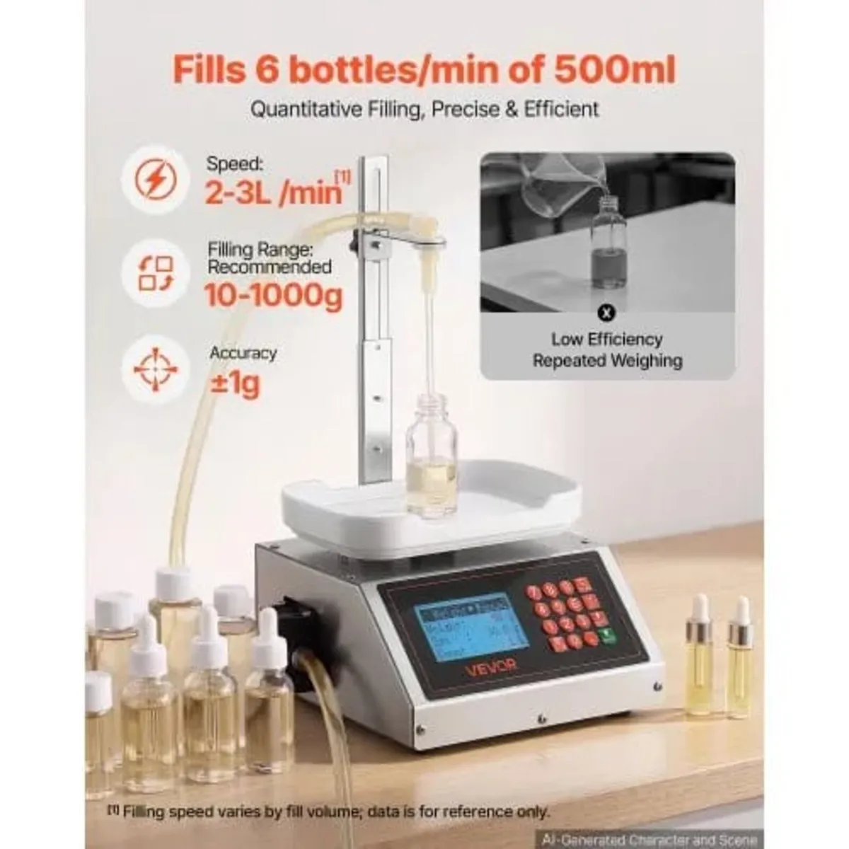 Liquid Filling Machine, 10-1000g Recommend Automat - Image 2