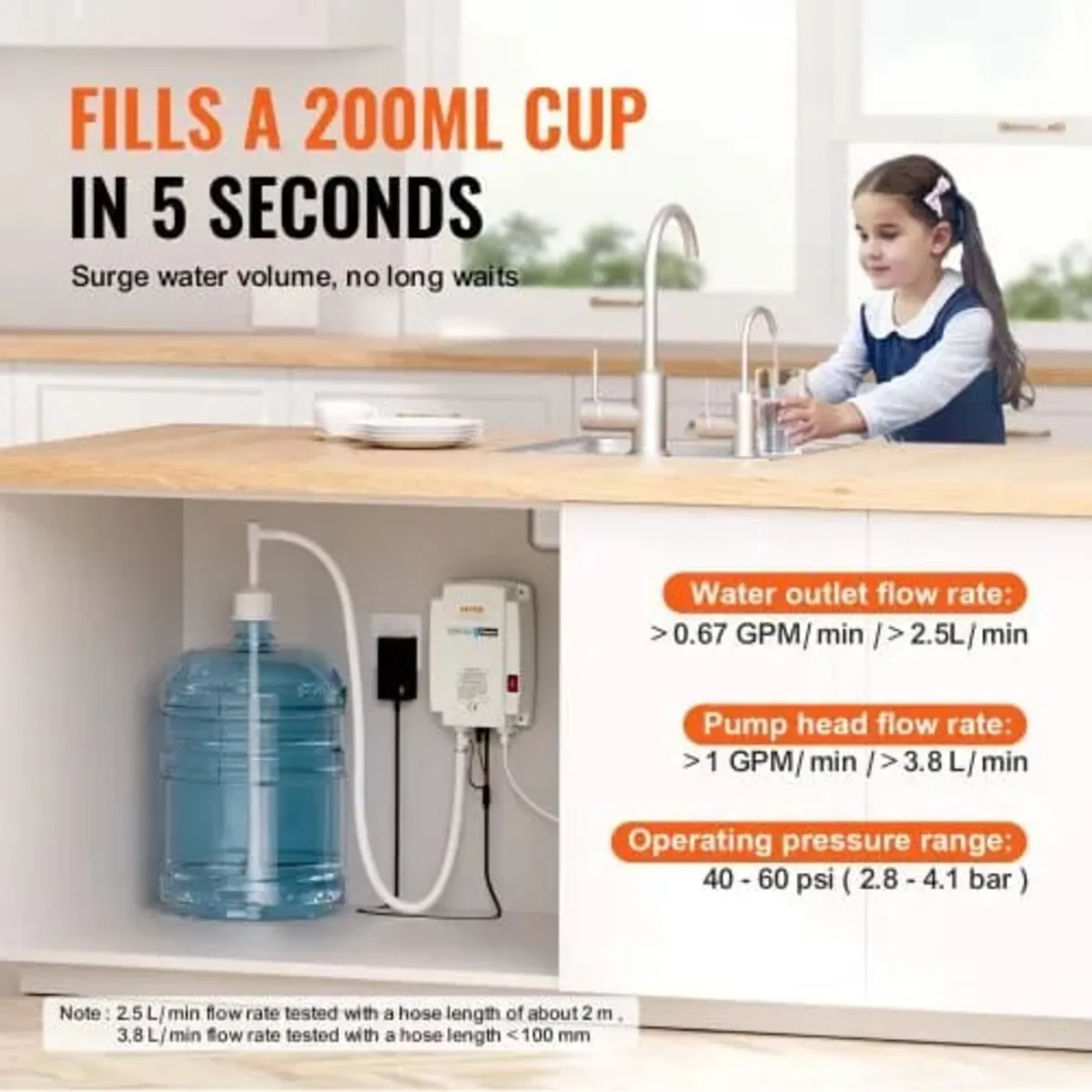 3.8 L Water Dispenser Pump 40psi Coffee Maker Auto - Image 2