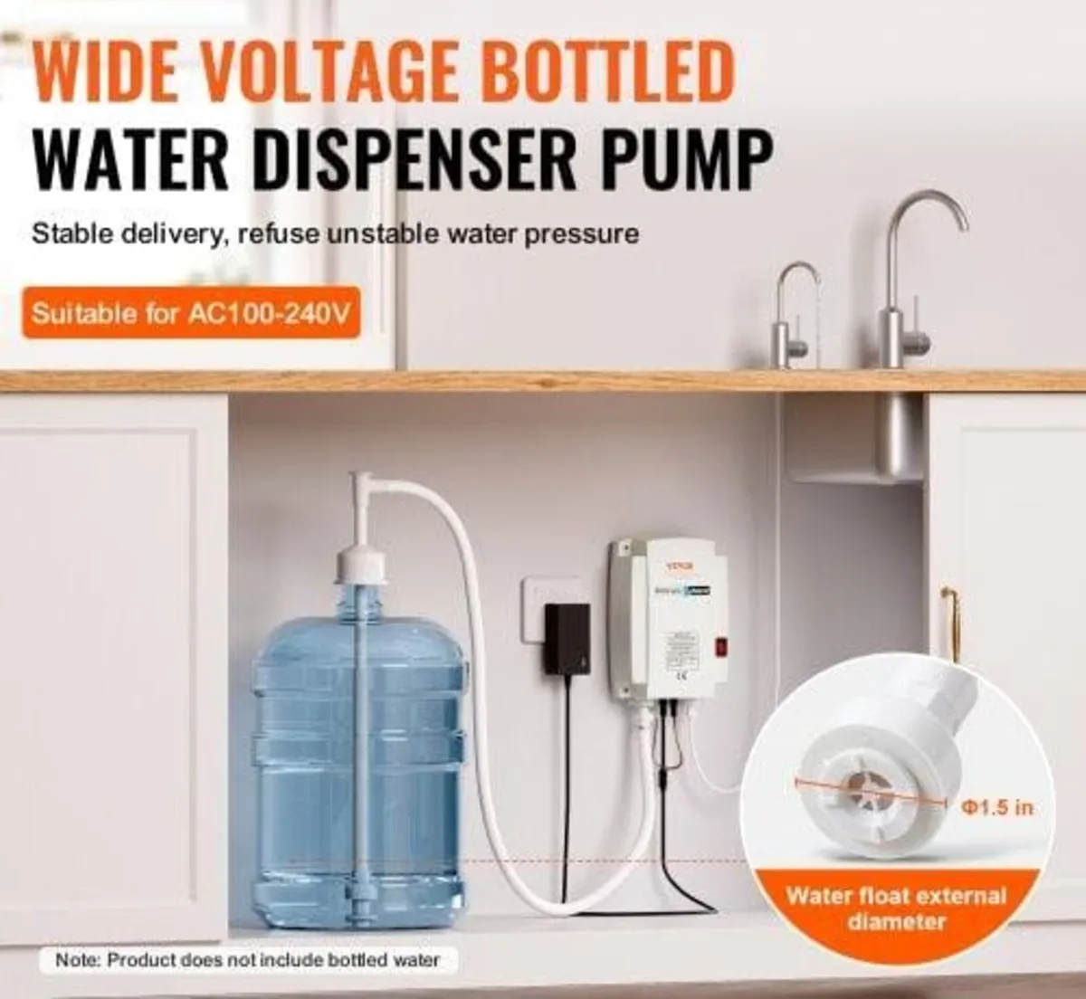 3.8 L Water Dispenser Pump 40psi Coffee Maker Auto - Image 3