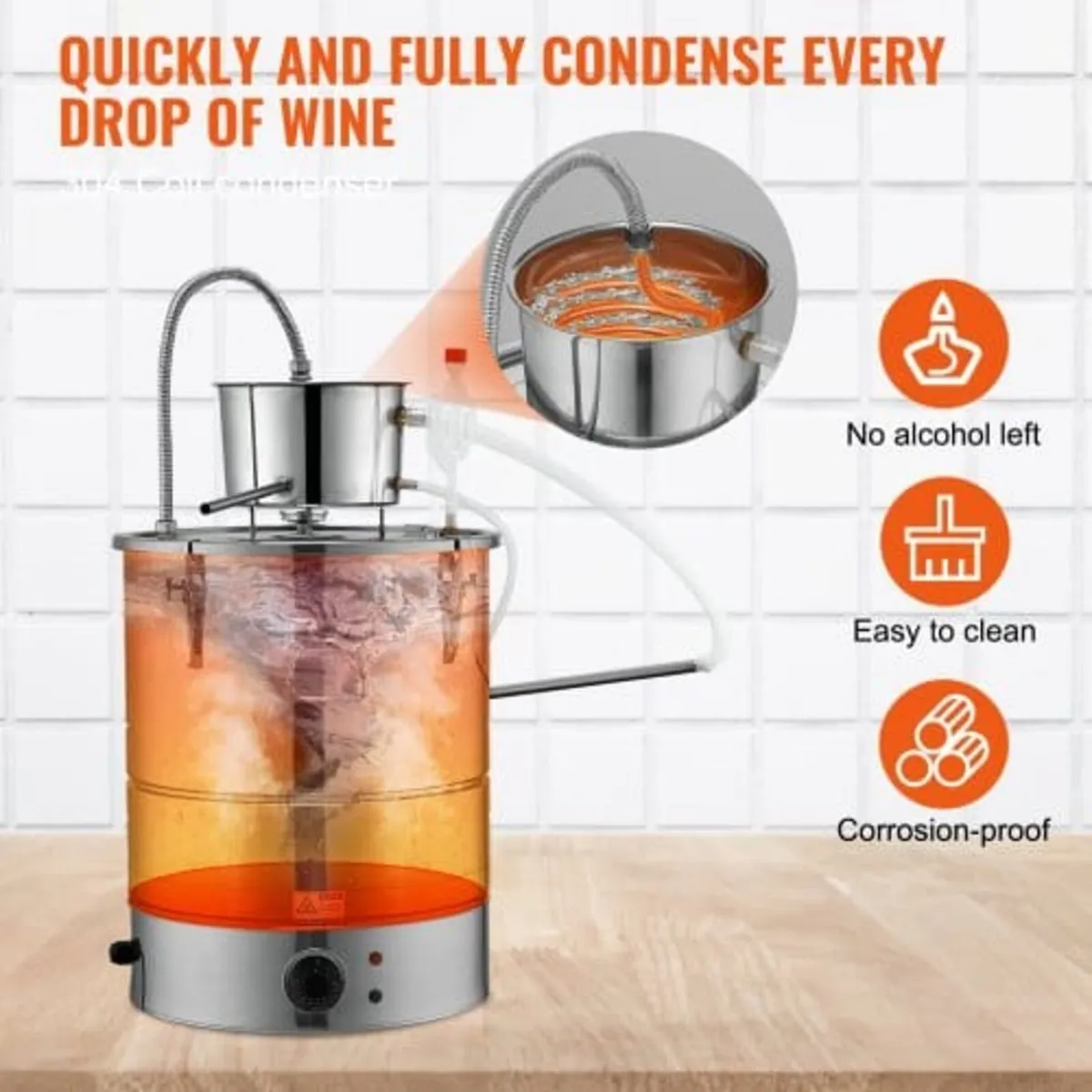 Still Water Distiller 34.1L with Thumper  & Wat - Image 4