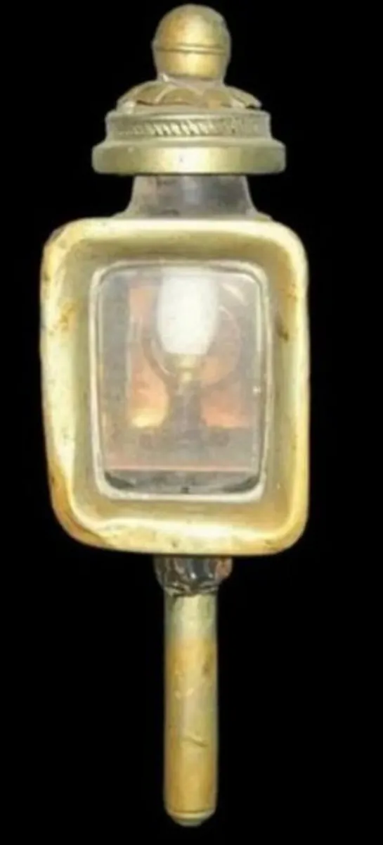Vintage Original Carriage/Buggy Lamp - Image 1