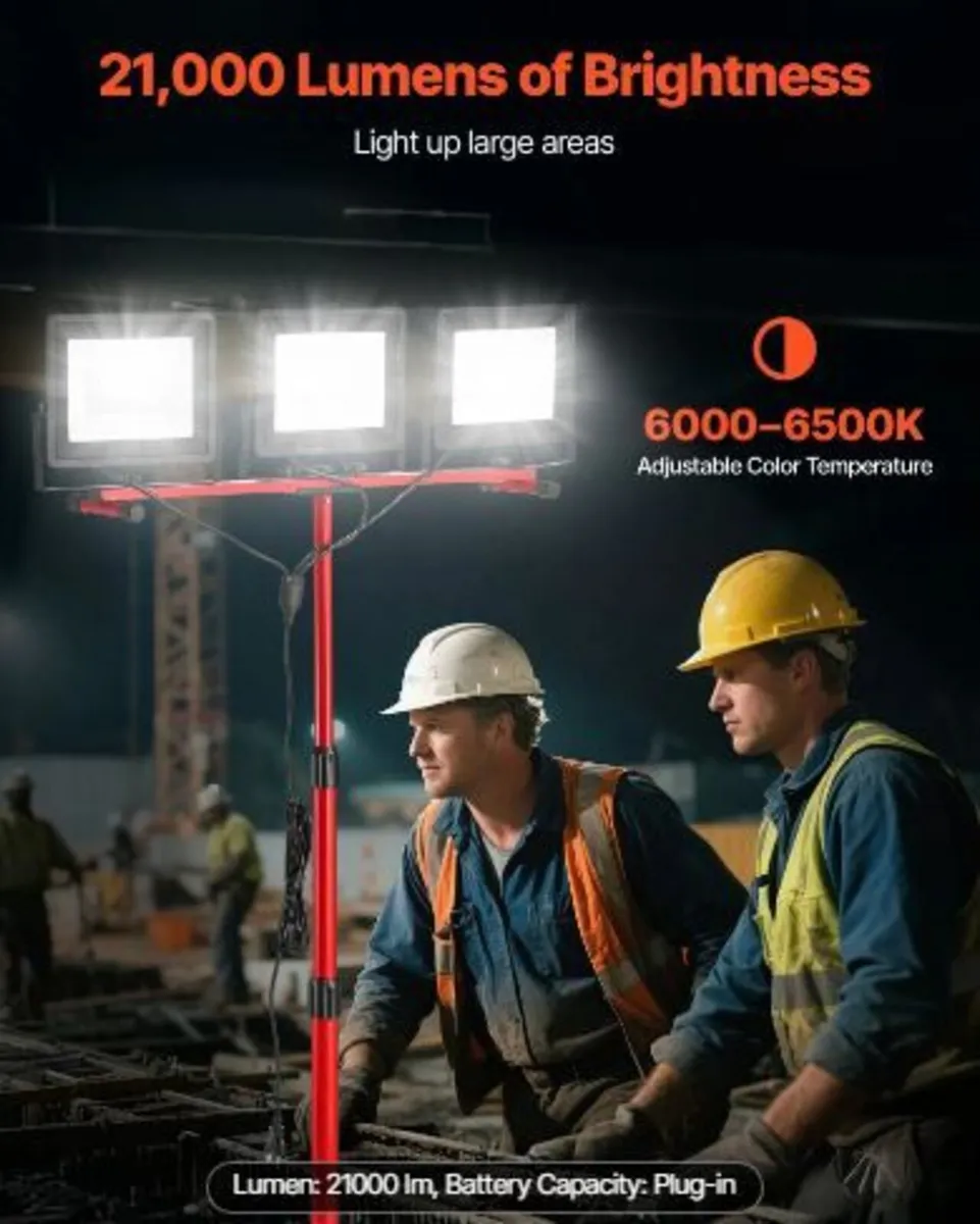 LED Work Light with Stand - Image 2