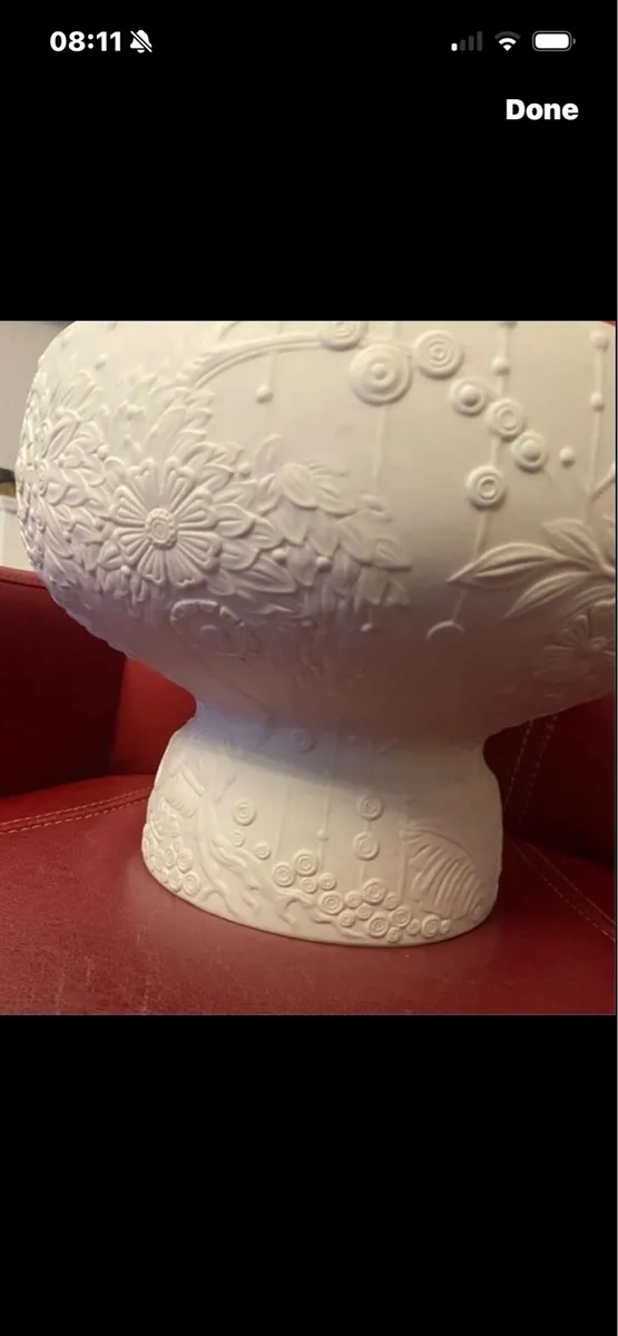 Rare Large Lladro White Pastoral Bowl - Image 4