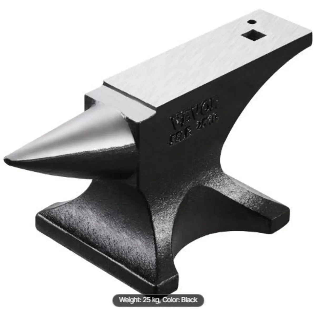 Single Horn Anvil, 55lbs Cast Steel - Image 4