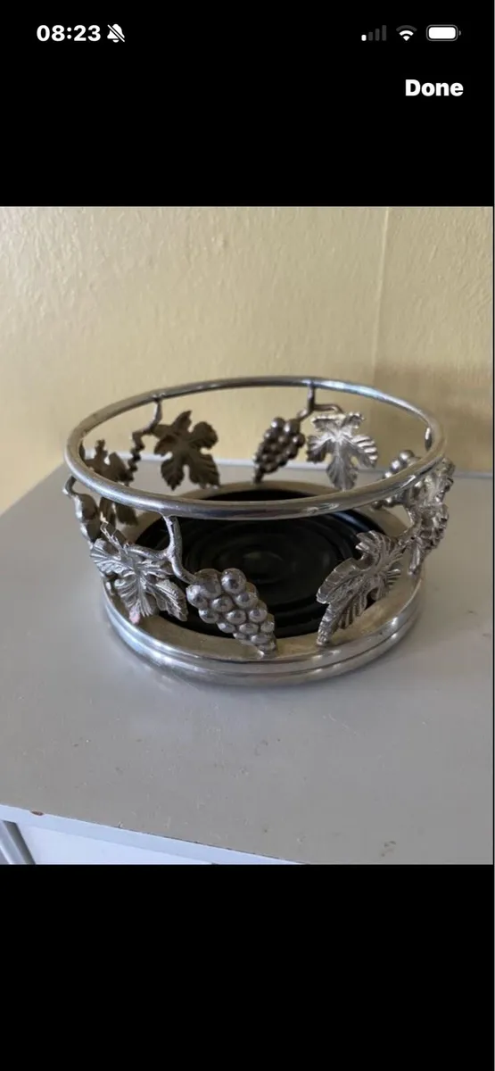 Vintage Wine Bottle Coaster - Image 1
