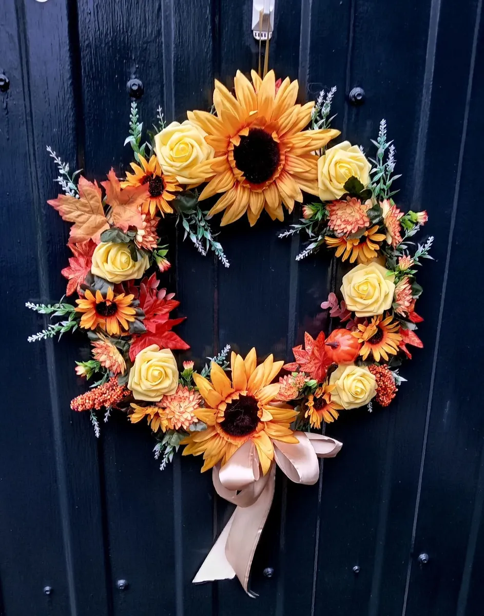 Autumn Door Wreath.