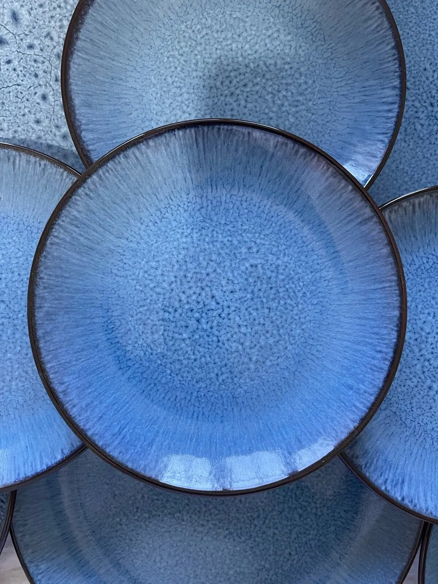 Normandy Blue Porcelain Plates - Image 4