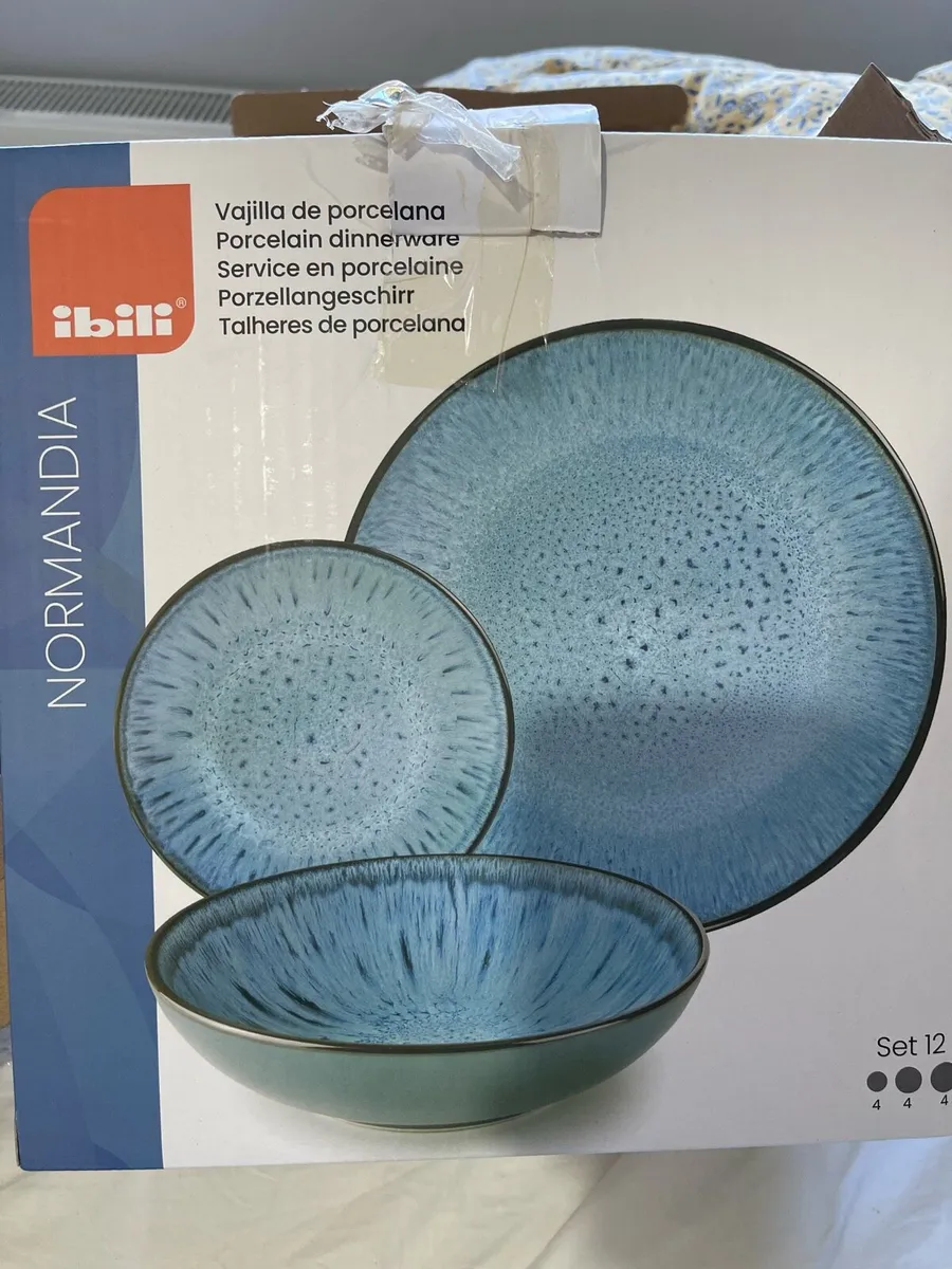 Normandy Blue Porcelain Plates - Image 2