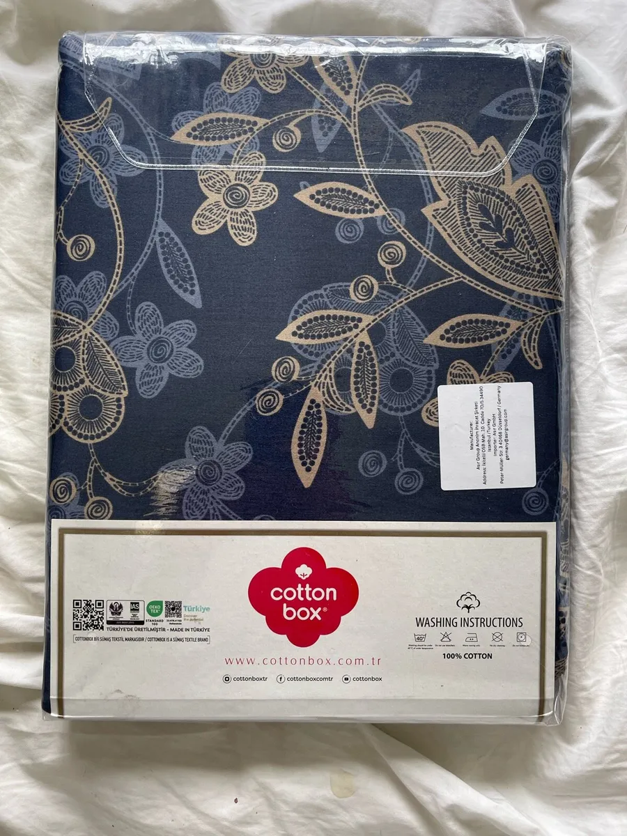 Cotton Box Satin Duvet Set - Image 1