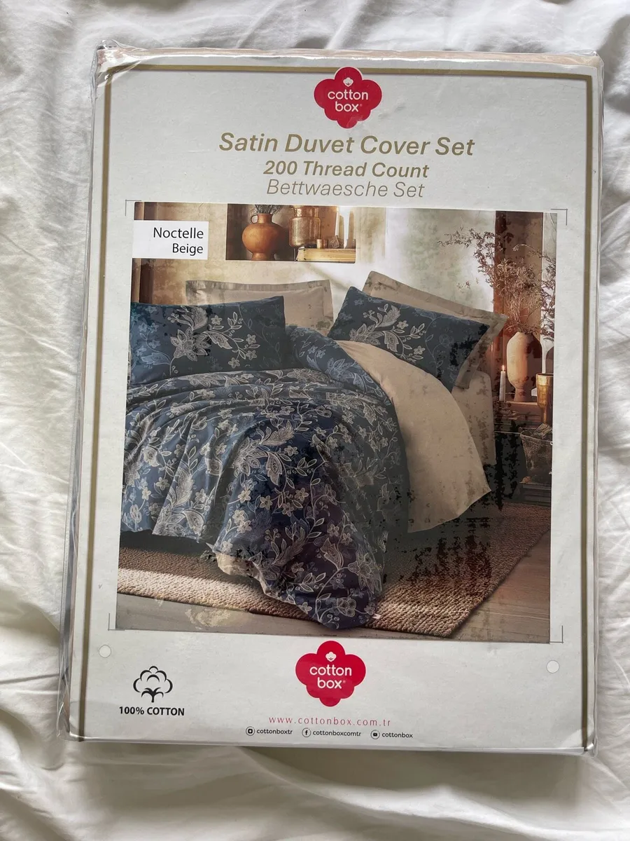 Cotton Box Satin Duvet Set - Image 2