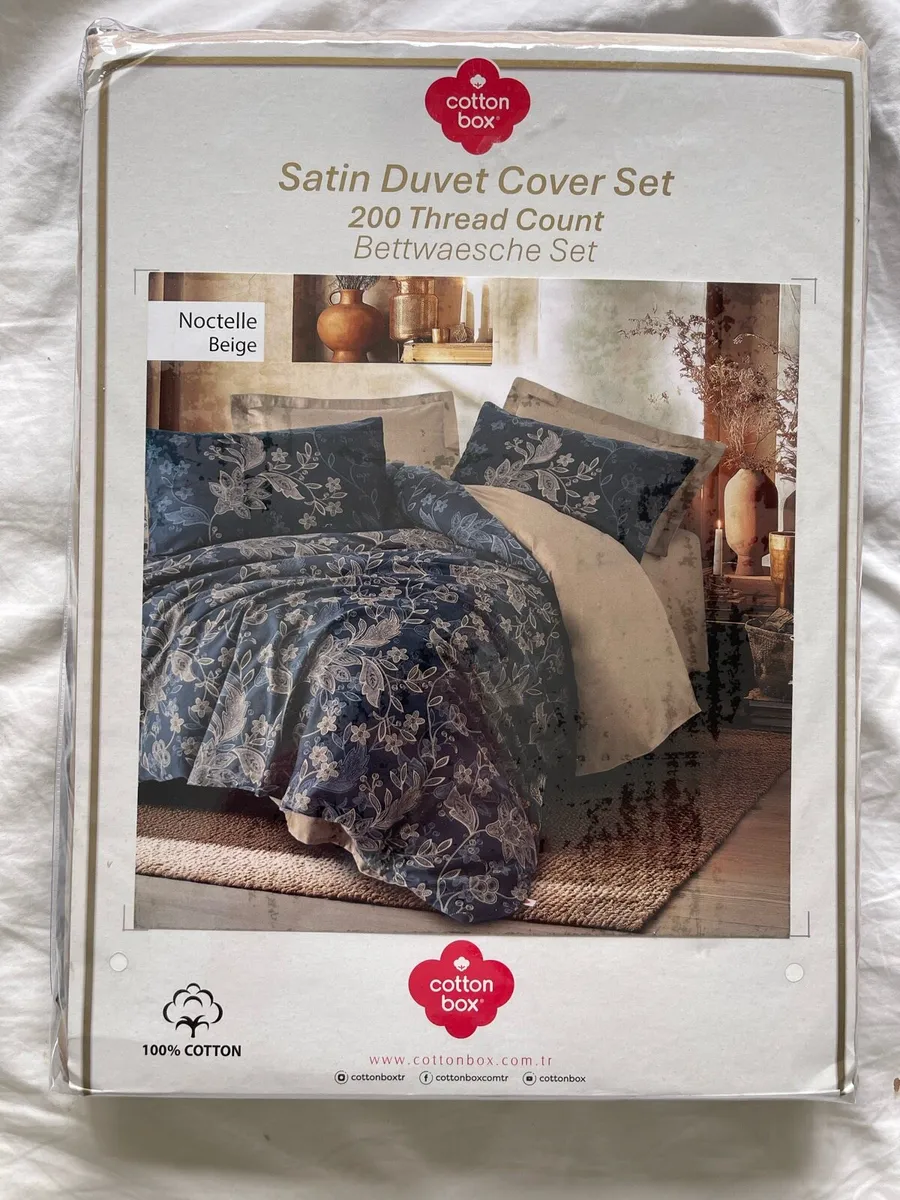 Cotton Box Satin Duvet Set - Image 3