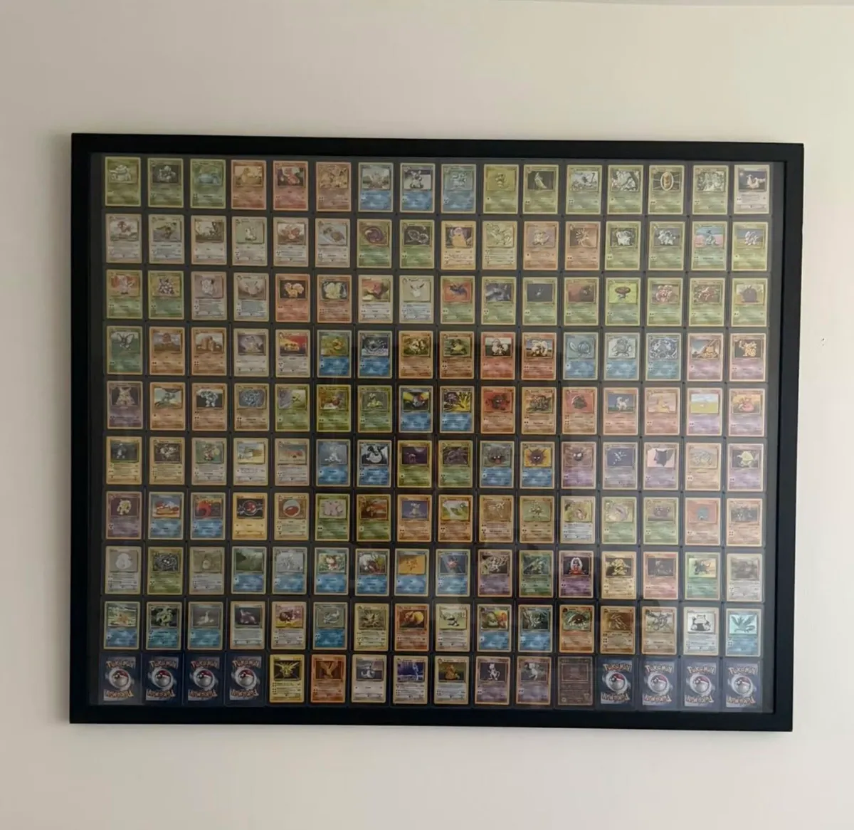 Pokemon Framed pictures- Real cards