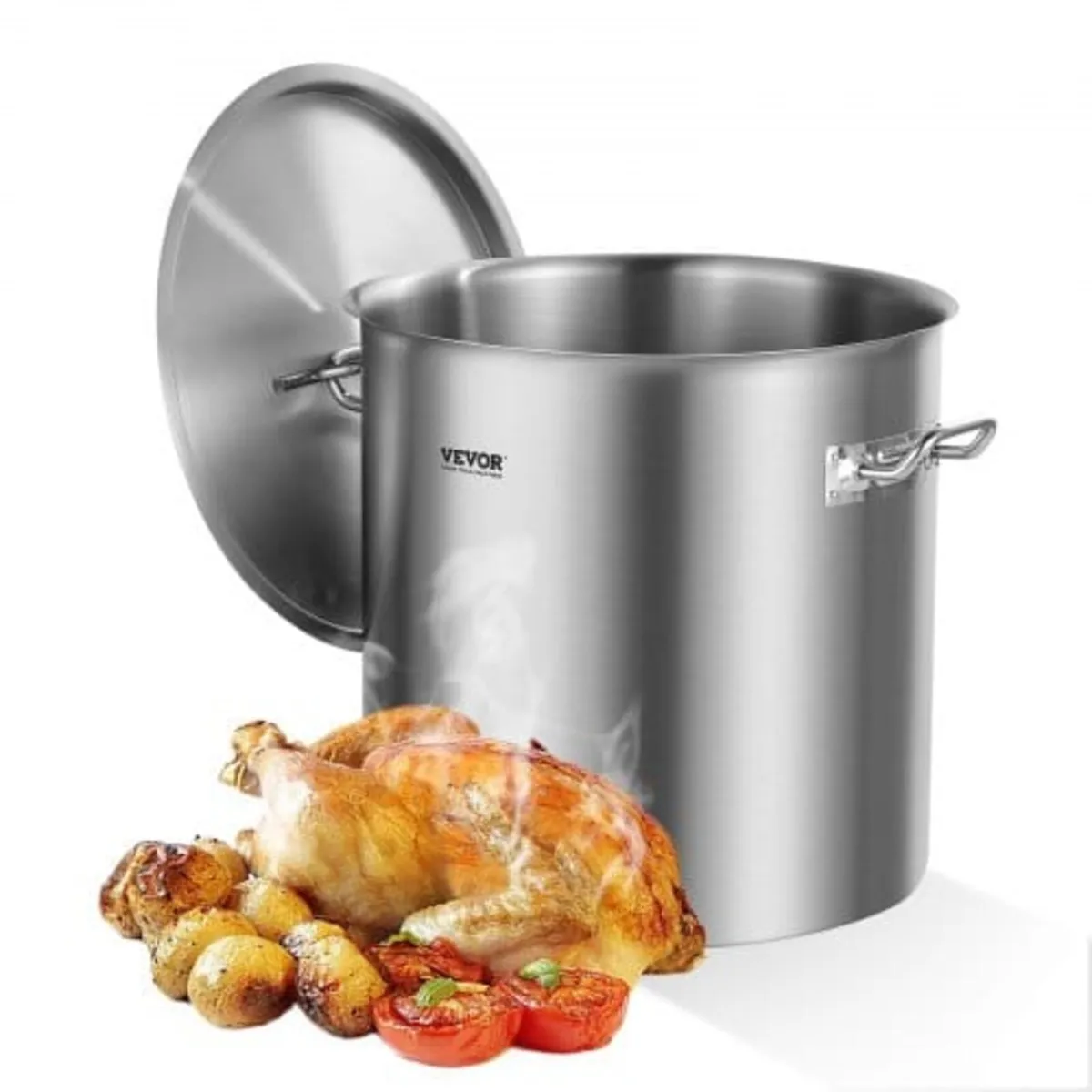 Stainless Steel Stockpot, 53 Quart Large Cooking P - Image 1